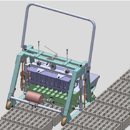 Artesanal Kit Construye Maquina Para Hacer Bloques Y Adoquines 1