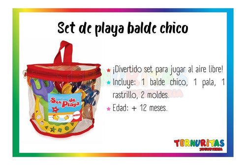 Antex Beach Bucket Set with Molds - Educational Outdoor Play 1