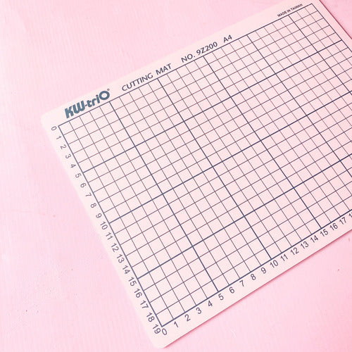 Cutting Base - Board - Mat - Rubber Kw-trio Pink A4 3