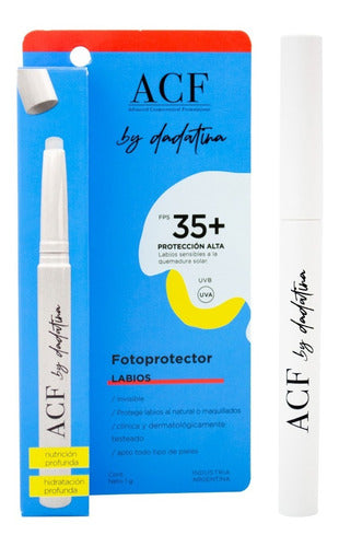 Acf By Dadatina Camuflaje Fotoprotector Labios Fps 35+ 0