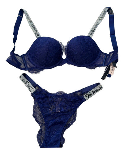 Victoria's Secret Shine Push-Up Lace Original Set 0