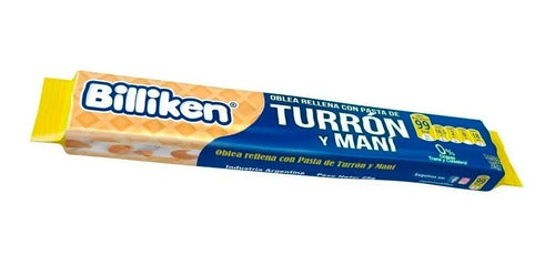 Billiken Turrón De Maní Oblea Rellena Pack X 50 U Original 1