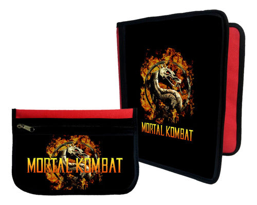 Marro Kit Backpack + Folder + Mortal Kombat #13 Pencil Case 1