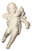 Large Cherub Angel for Painting and Hanging in Plaster 30 cm 0