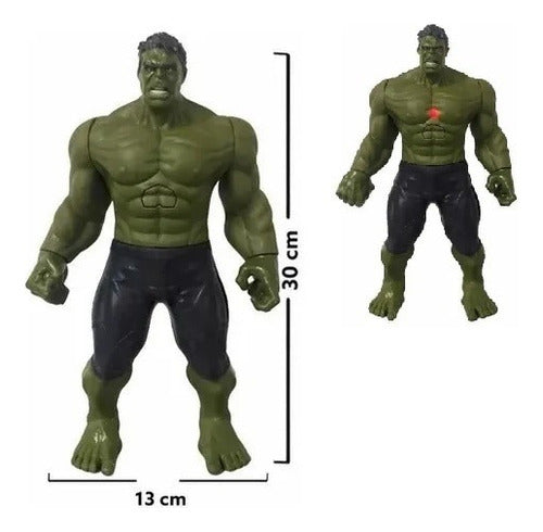 Generic Hulk Green Avengers Light Sound Alternative 30cm 1