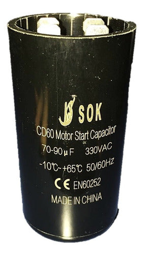 Capacitor De Arranque 70-90 Mf 330v 0