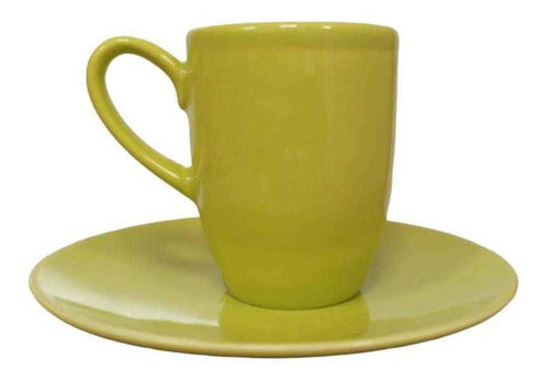 KUTHAYA Set Vajilla 4 Piezas Plato Postre / Jarro Mug 0