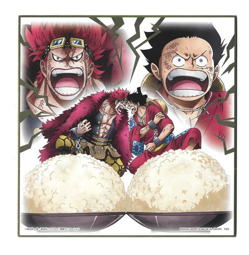 Shikishi Art One Piece Eustass Kid & Luffy Bandai Mugiwara 0