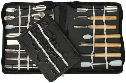 Fruit and Vegetable Carving Tool Set (46 Pieces) 0