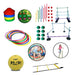 La Mancha Deportes y Fitness Psychomotricity Set: Hurdles, Rings, Cones, Ladder & Octopus Ball 0