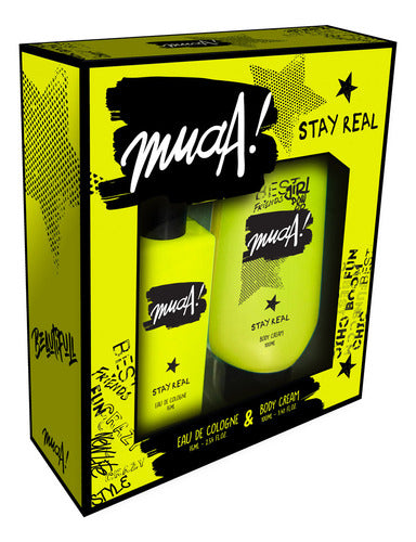 Muaa! Stay Real Pack - Eau de Cologne 75ml + Body Cream 100ml 0