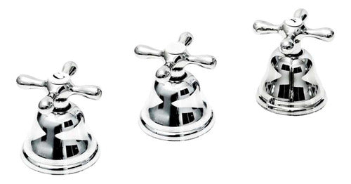 Aqualaf ITATI CRUZ Ceramic Bathroom Faucet Set for Washbasin and Bidet 2
