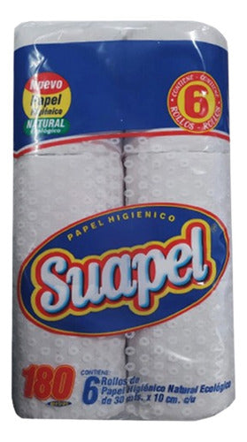 Suapel Pack Papel Higiénico Natural 6x30m - X12u 0