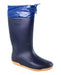 Nautical Rain Boot with Adjustable Drawstring - Blue - Size 41/42 3