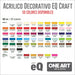 Decorative Acrylic EQ Art 50cc 59 Available Colors X24 2