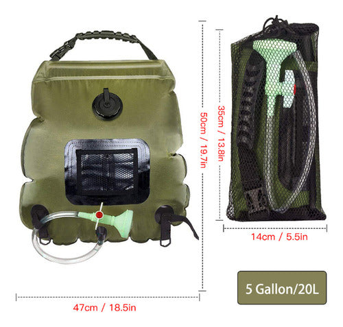 H Bolsa De Banho De Acampamento Com Aquecimento Solar De 1