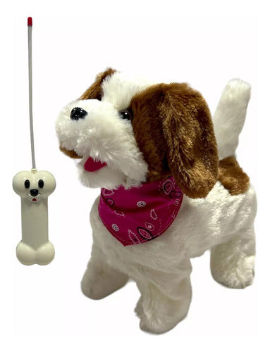 Faydi Plush Dog Wireless Remote Control Walking Wiggling Tail 4