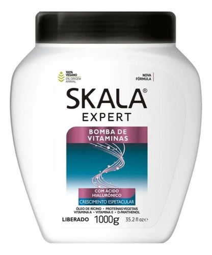 Kit Skala Shampoo&acondicionador + Crema Bomba De Vitaminas 2