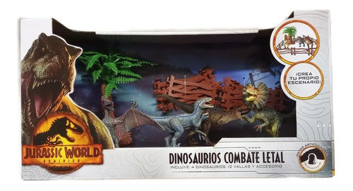 Set of Lethal Combat Dinosaurs with Accessories 8804 0