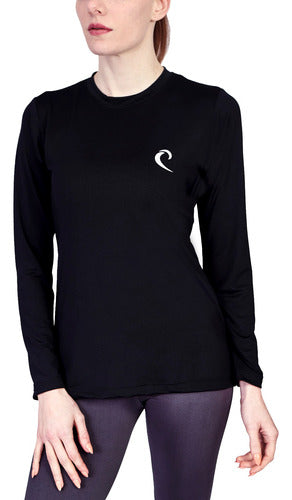 Women's Long Sleeve Thermal Sports T-shirt by CALCIO - AMMA 0
