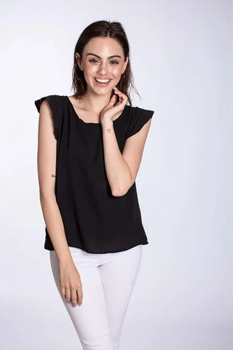 Real Indumentaria Blusa Volado Super Delicada, Todos Los Talles Verano 5