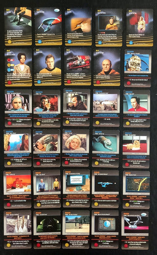 Cards Tarjetas Figuritas Star Trek , Lote De 73 1