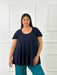 Women's Plus Size Flared Short Sleeve T-Shirt 1