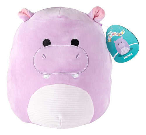 Squishmallows 10  Hanna The Purple Hippo - Oficial Kellytoy 0