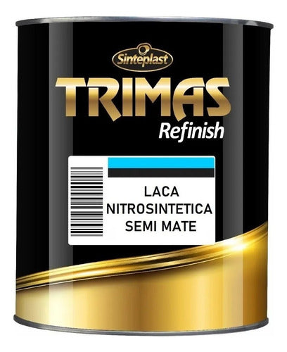 Trimas Black Semi Matte Lacquer 1L for Cars and Furniture Nitro 0