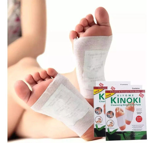 Pirotech Kinoki Detox Foot Patches 100% Natural Box of 100 Patches 0