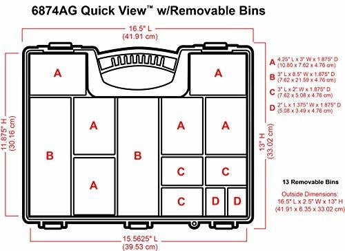 Artbin Grande Quickview Wextraíble Cubos De Basura 6874 Ag 4