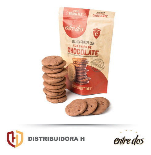 Entre Dos Chocolate Chips Cookies Doy Pack 150g 0