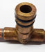 Genuine F&V Brass Original Long Washbasin Tee Connector 3