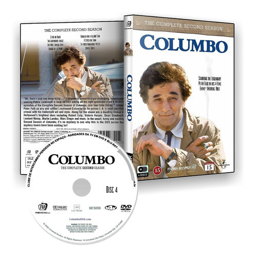 Columbo Série Clássica Completa Dublada 7 Temp 45 Eps 23 Dvd 2