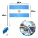 Manzana Cotillon Combo Argentina Flag for Car X 100 Units Wholesale 2