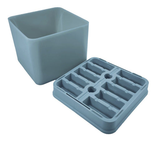 Art Home Ice Cube Tray with Lid and Ejector System 1