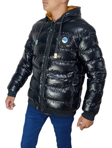 Destinioc Men’s Inflatable Reversible Jacket 5