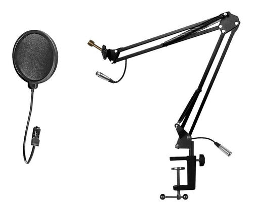 Venetian Combo Flexible Radio Support and Pop Filter 0