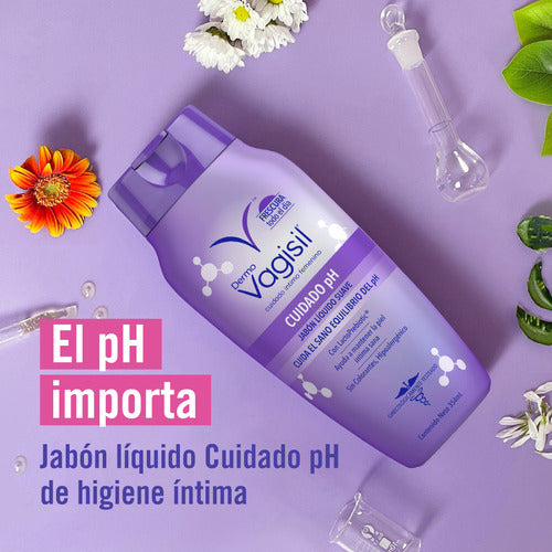 Jabón Líquido Dermo Vagisil Cuidado Ph 240ml 2