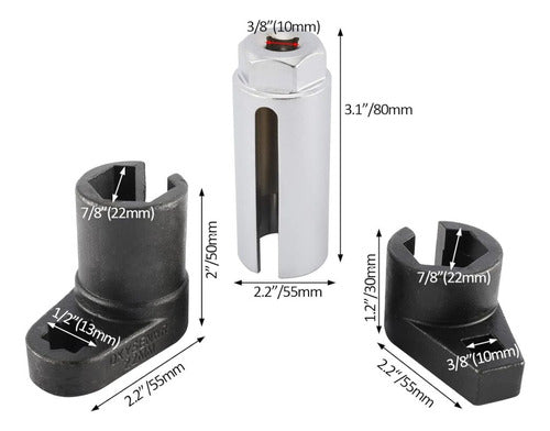 GD TOOLS Extractores De Sonda Lambda (3 Piezas) Pro-shop Herramientas 3