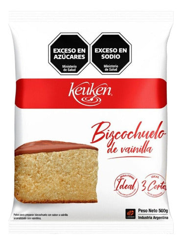 Premezcla Para Bizcochuelo De Vainilla Keuken Lodiser 500g 0