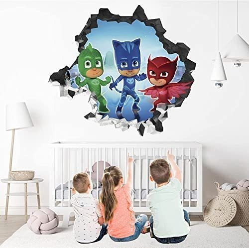 Vinilo Decorativo De Pared Pjmasks 1