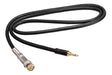 Eightwood BNC Male to 3.5mm Mono Male Audio Power Coaxial Cable - 3 Feet 3