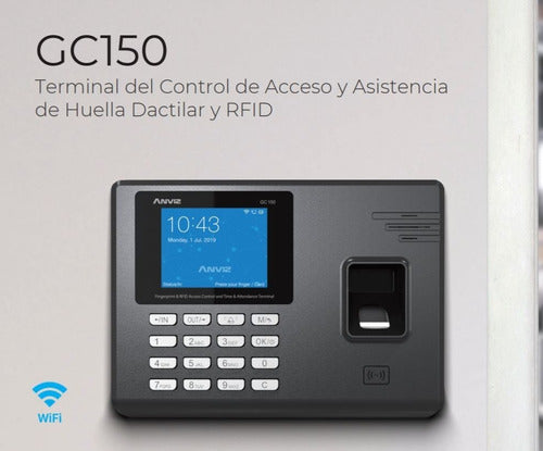 Biometric Fingerprint Time Attendance WiFi Control System 2