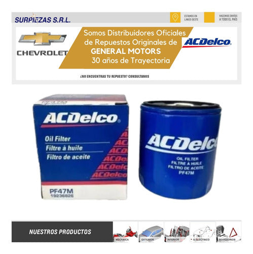 Chevrolet Filtro Aceite Aveo 1.6 16v Acdelco 3C 1