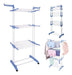 We Glam Vertical Clothing Rack 3 Levels with Wheels, 40kg Capacity 3