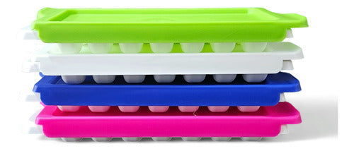 Practi-k Ice Cube Tray with Anti-Spill Lid 4