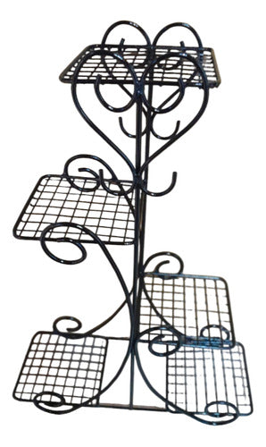 Herreria Basilio Artistic Iron Plant Holder 2