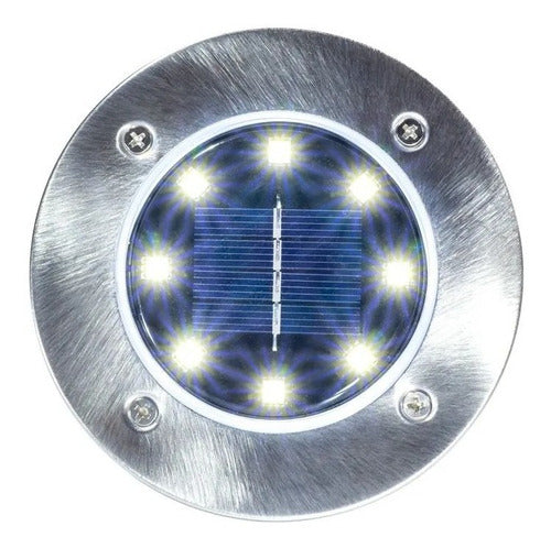 Etheos Solar Ground Lamp with 8 LEDs for Garden 1