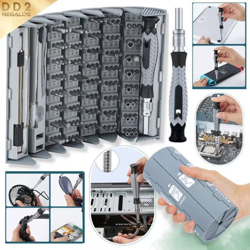 Foldable Multifunctional Precision Screwdriver Kit 4